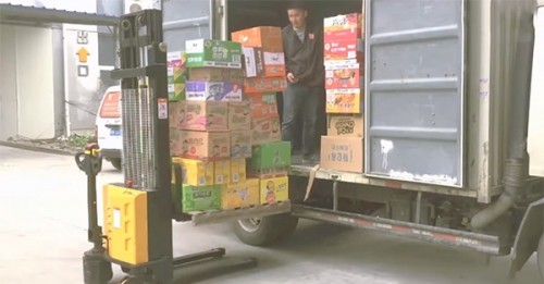 Cho thuê xe nâng bán tự động tại Bắc Ninh