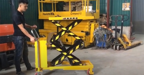 Cho thuê bàn nâng điện tại Bắc Ninh