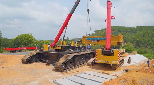 Cho thuê cẩu 800 tấn tại Bắc Ninh