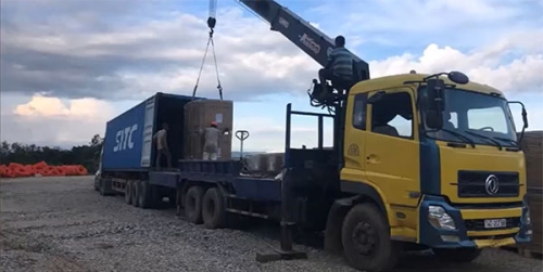 Cho thuê xe cẩu hàng giá rẻ tại Bắc Ninh