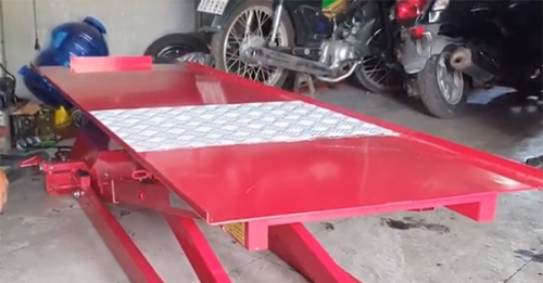 Cho thuê bàn nâng xe máy tại Bắc Ninh