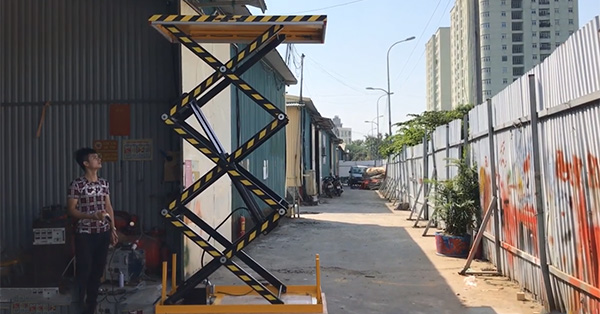 Thang nâng điện tại Bắc Ninh