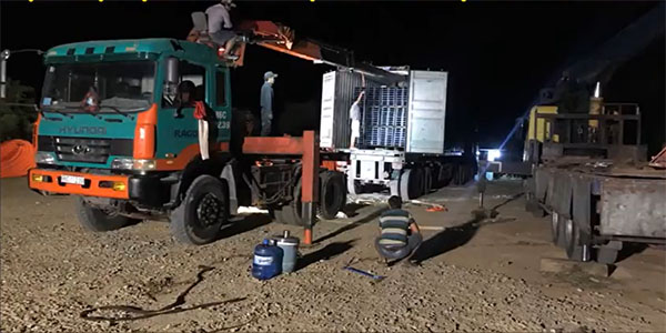 Xe cẩu hàng giá rẻ tại Bắc Ninh