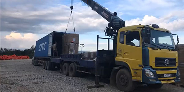 Xe cẩu hàng giá rẻ tại Bắc Ninh